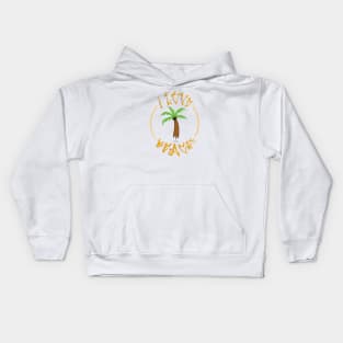 I Love Beach Kids Hoodie